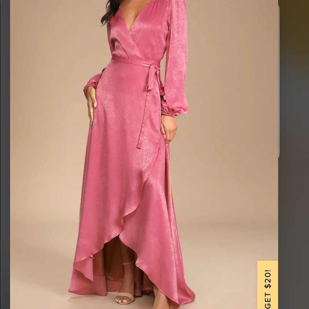 Lulu’s Wrap Maxi Dress